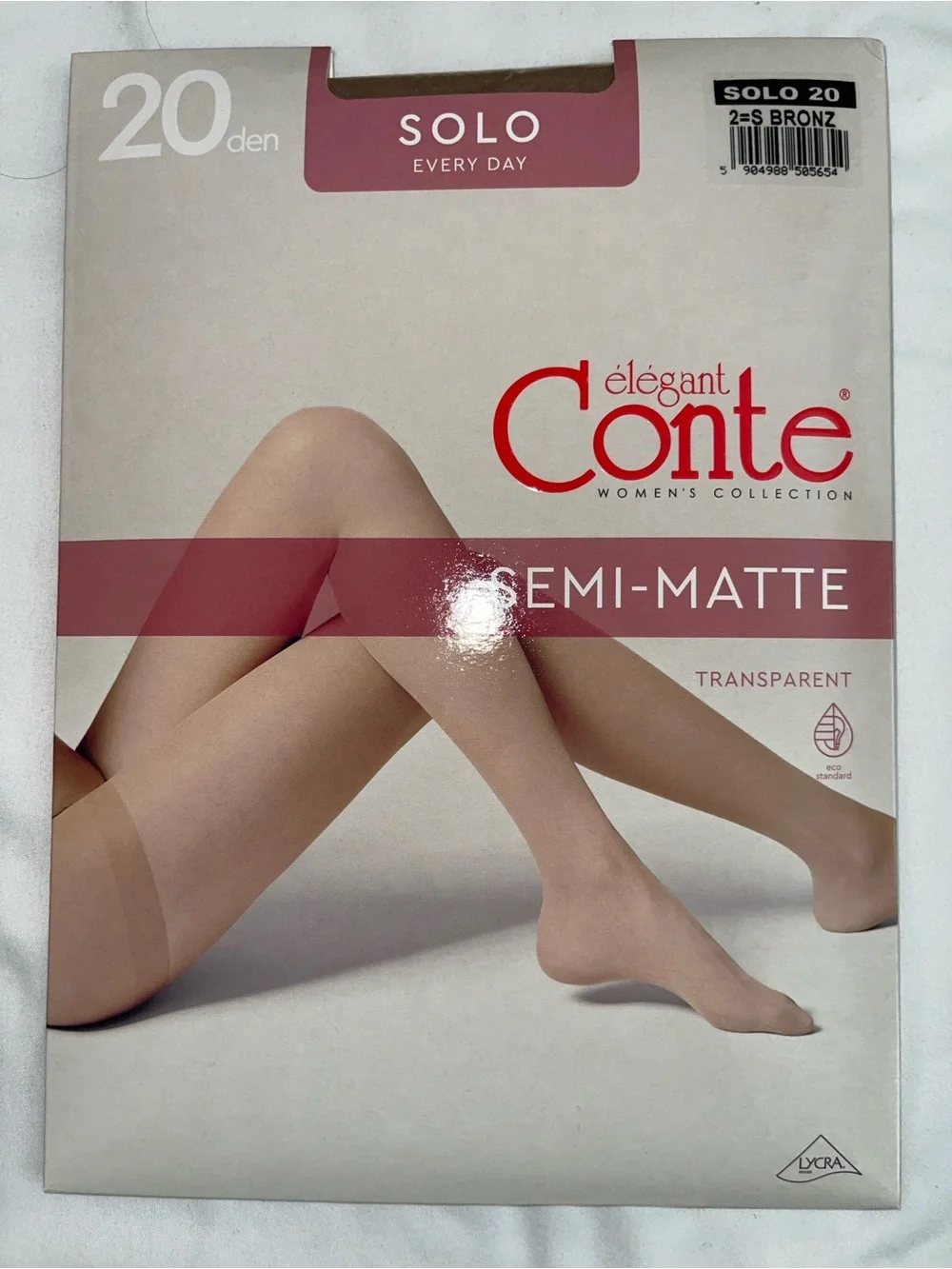 3 Separate Pairs Conte Elegant Pantyhose Size: S (8D / 20D / 40D)